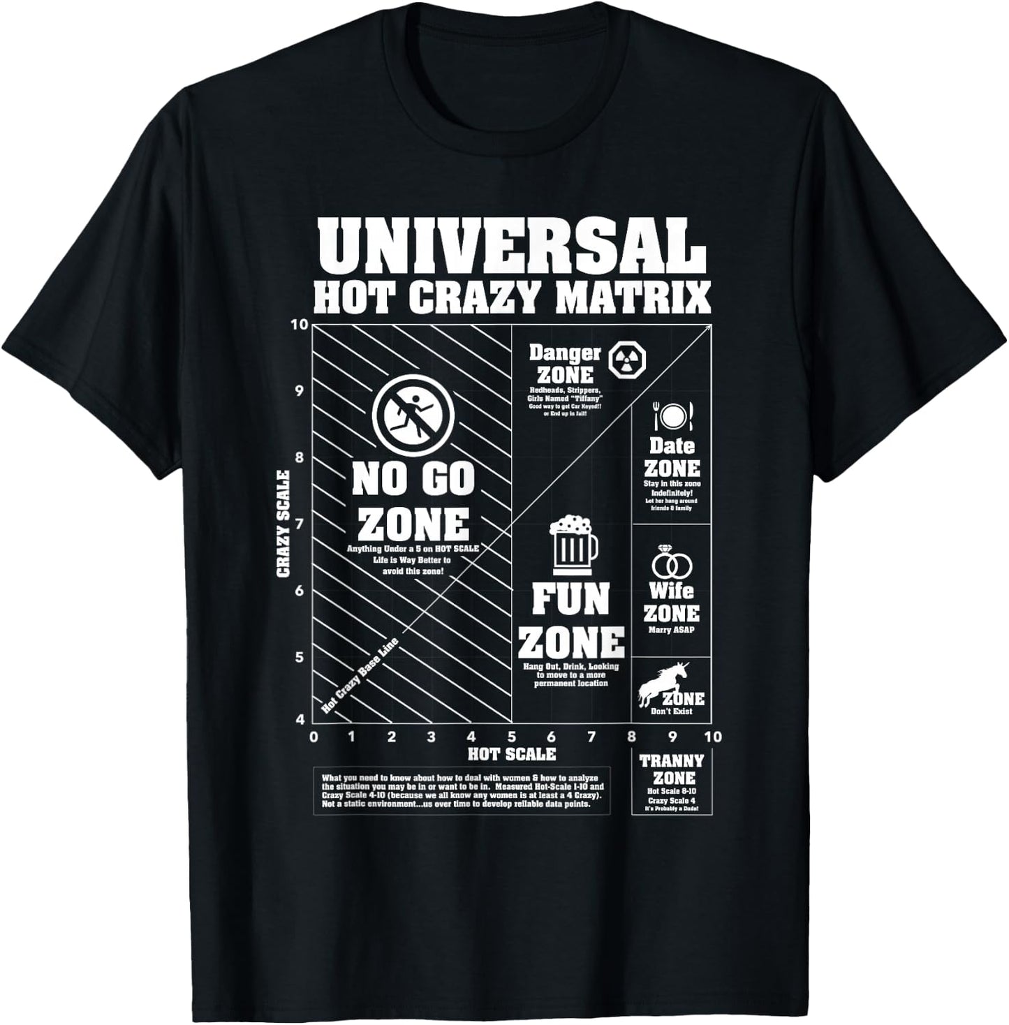 Universal Hot Crazy Matrix Shirt T-Shirt - T-Shirt | Black