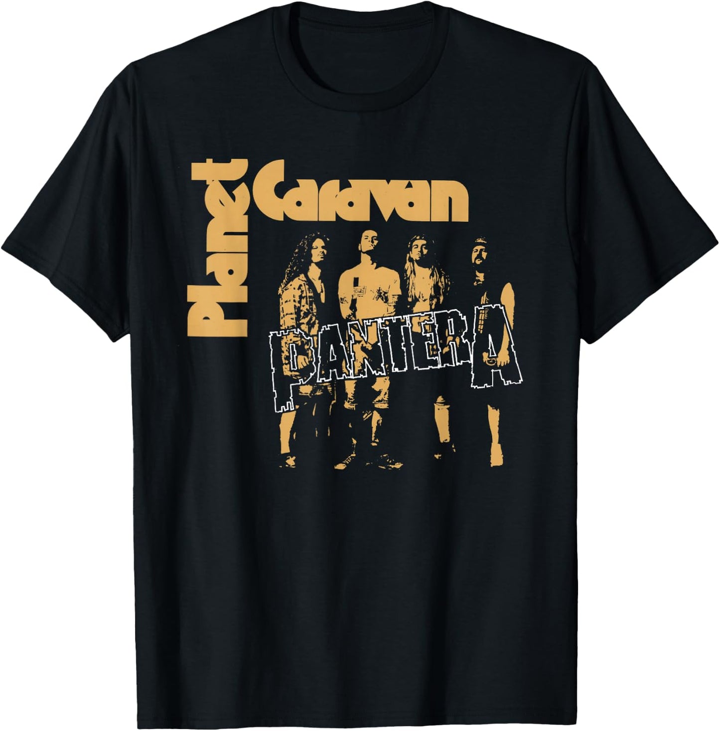 Pantera Official Planet Caravan T-Shirt - T-Shirt | Black