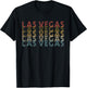 Las Vegas Nevada Vintage Retro 70s 80s Souvenir Gift T-Shirt - T-Shirt | Black