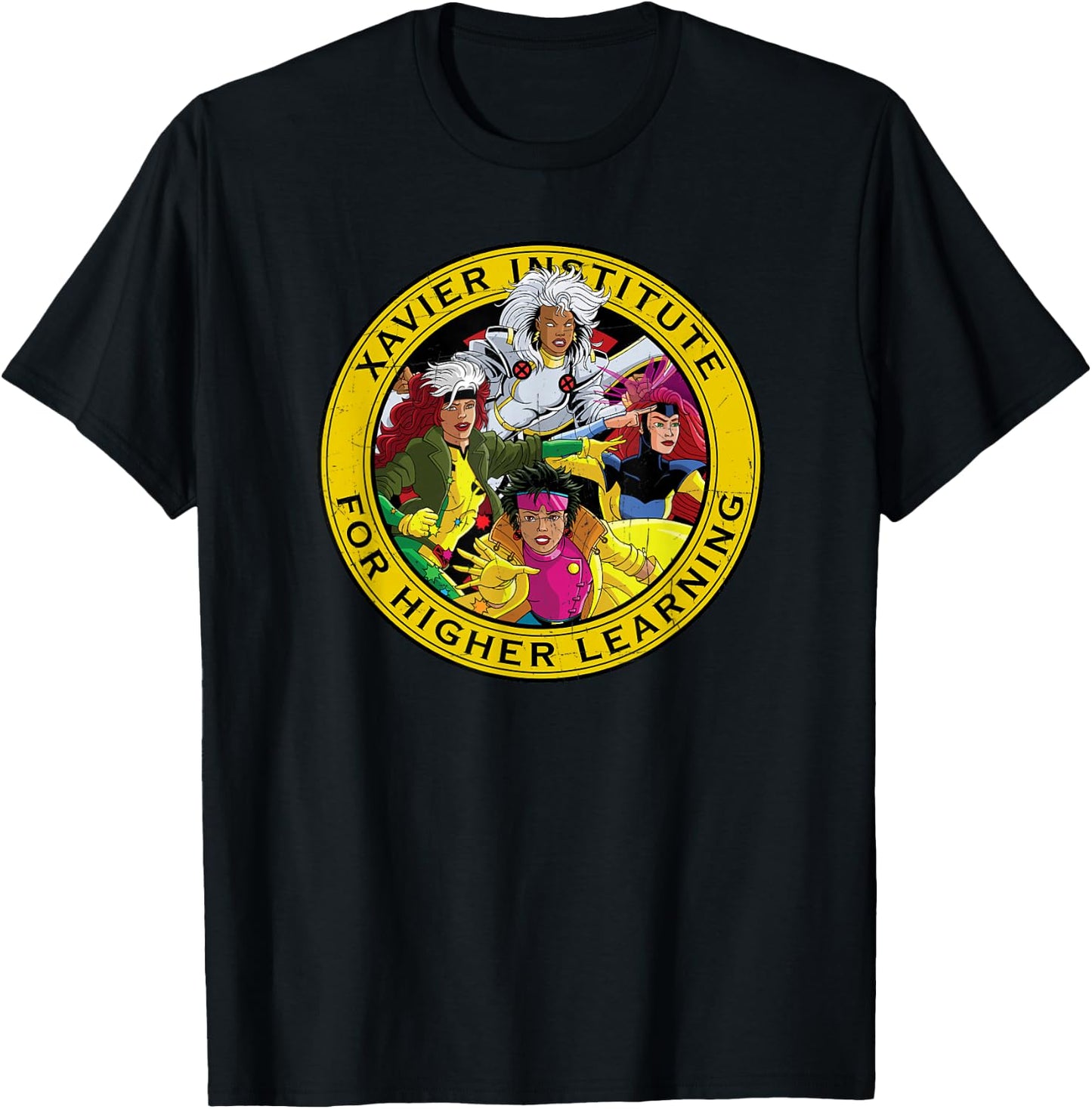 Marvel Women of X-Men Xavier Institute Animated Series 90s T-Shirt - T-Shirt | Black