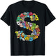 Letter S Alphabet S Name Initial Monogrammed Shirts T-Shirt - T-Shirt | Black
