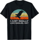 Funny I Just Really Like Eagles OK T-Shirt - T-Shirt | Black