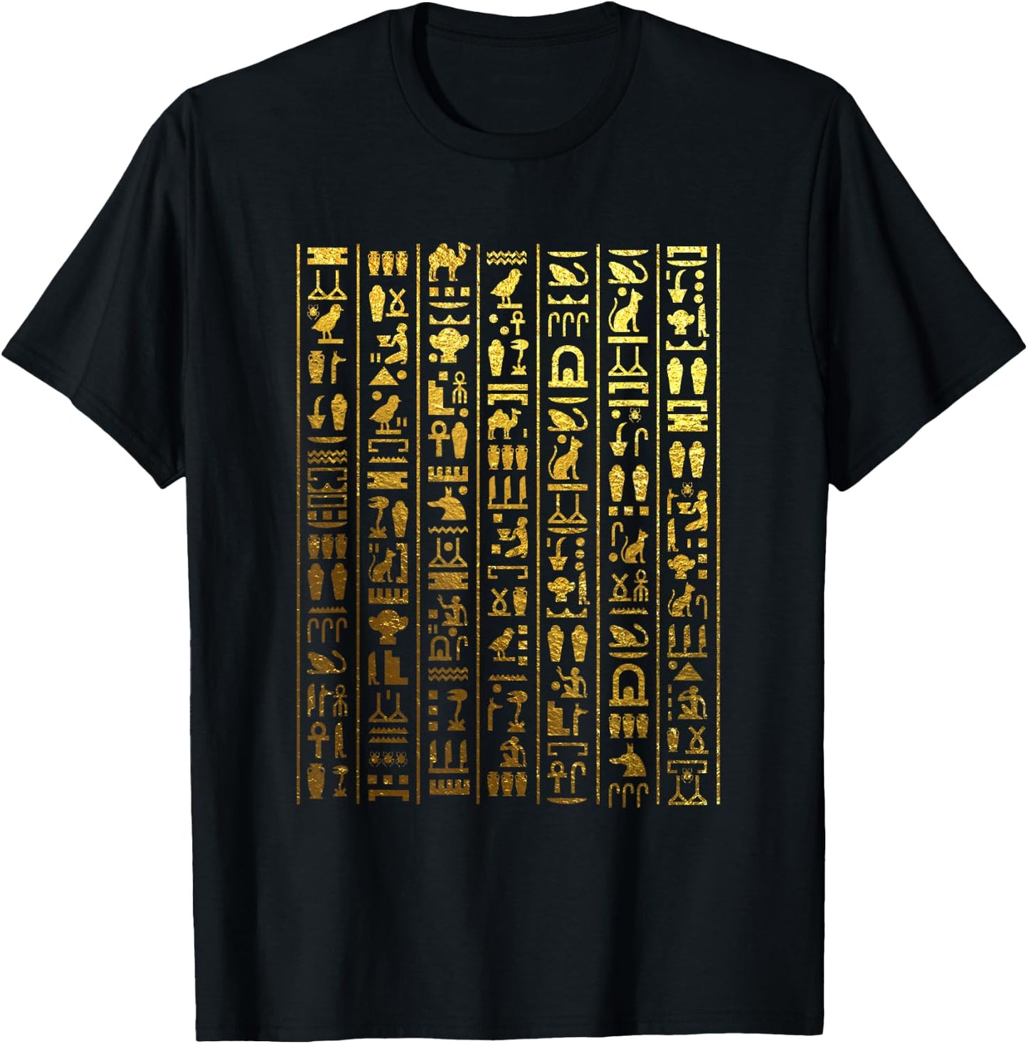 Egyptian Hieroglyphics - Ancient Egypt Small T-Shirt - T-Shirt | Black