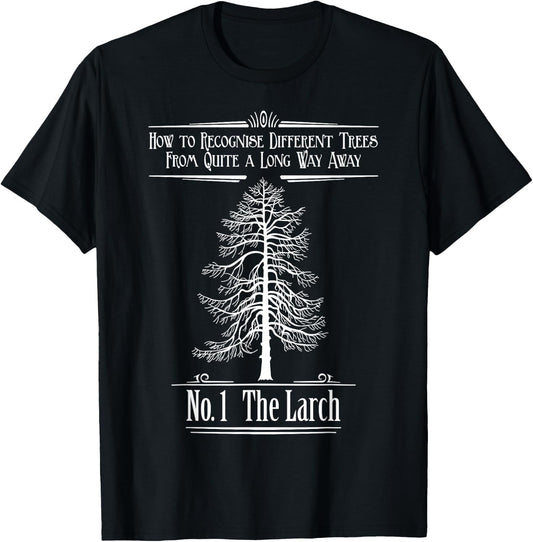 Doodle Dojo No. 1 The Larch - Black, Small, Classic Fit, Short Sleeve, -Adults and -Kids T-Shirt - T-Shirt | Black