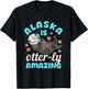 Alaska Sea Otter Vacation Souvenir T-Shirt - T-Shirt | Black