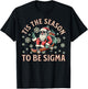 Tis The Season To Be Sigma Claus Funny Santa Christmas Boys T-Shirt - T-Shirt | Black
