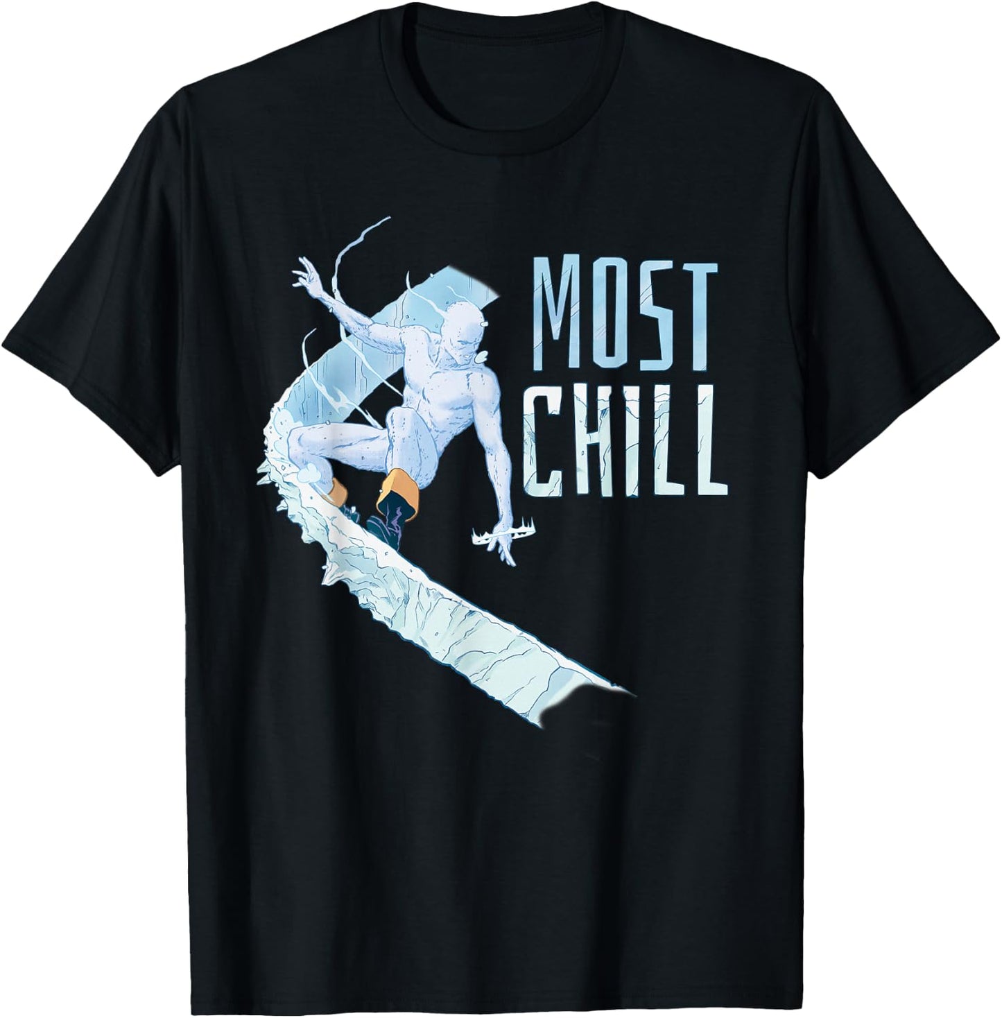 Marvel X-Men Iceman Most Chill T-Shirt - T-Shirt | Black