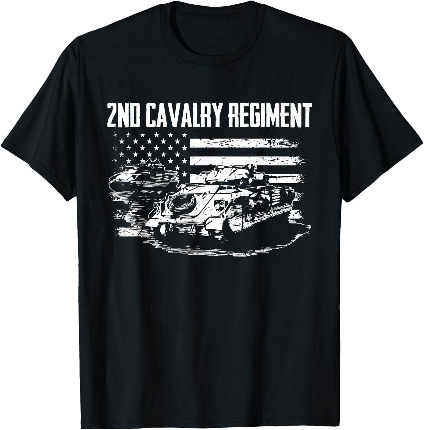 2nd Cavalry Regiment T-Shirt - T-Shirt | Black
