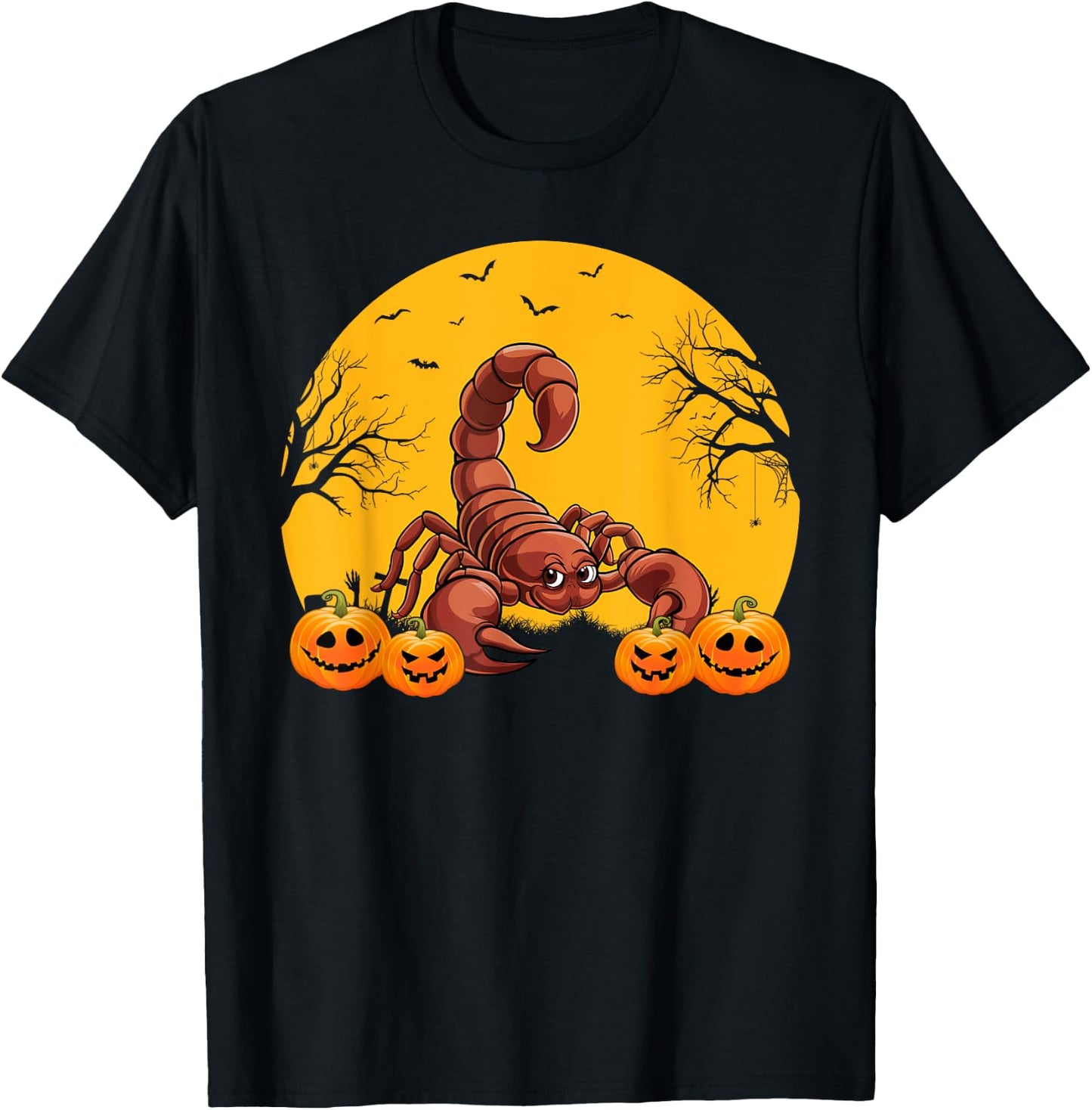 Scorpion Lovers Men Women Kids Matching Halloween Costume T-Shirt - T-Shirt | Black