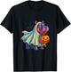 Pumpkin Hippopotamus, Cute Hippo Halloween Costume Girls T-Shirt - T-Shirt | Black