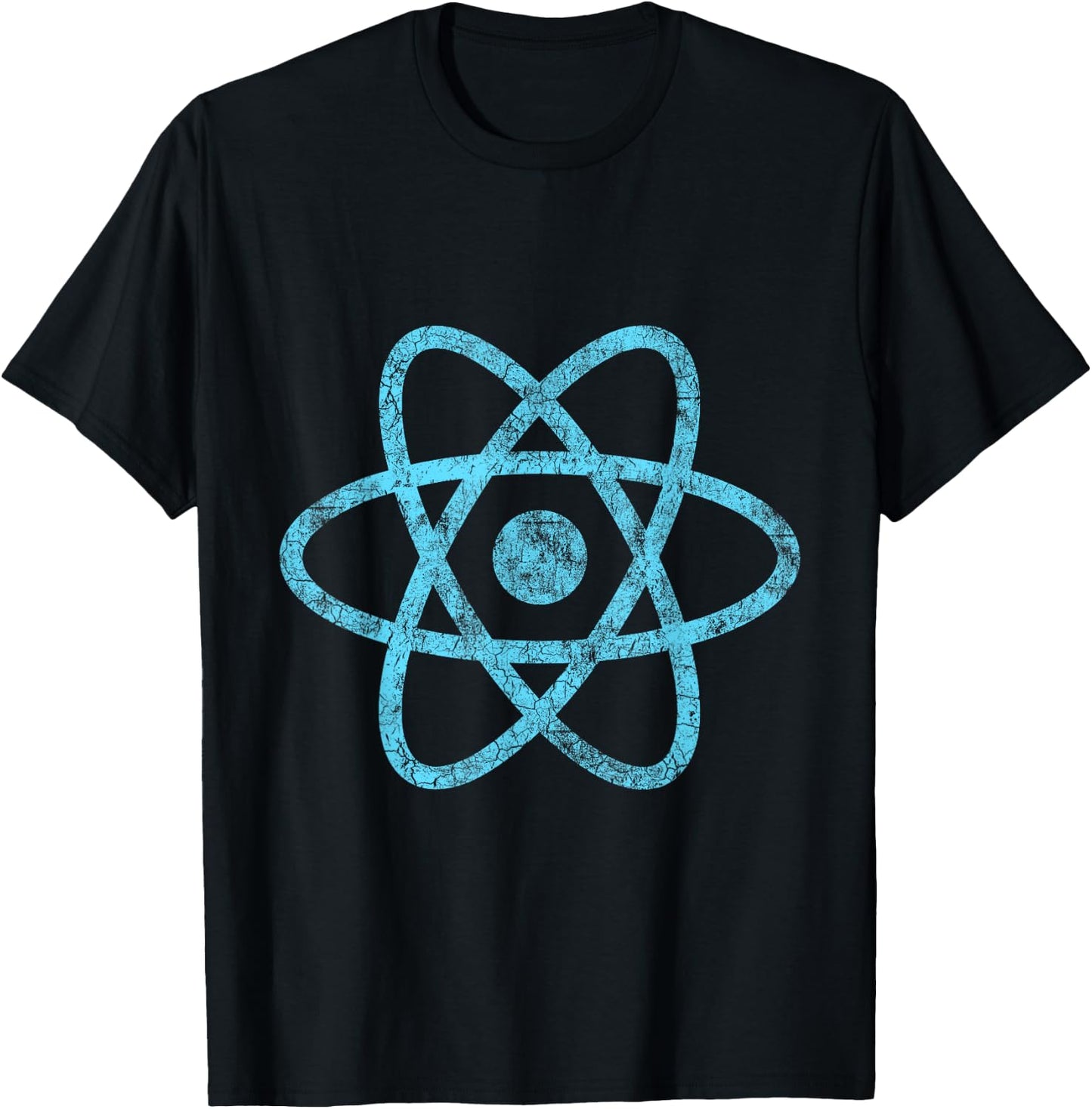 Vintage ReactJS JavaScript Programmer T-Shirt - T-Shirt | Black
