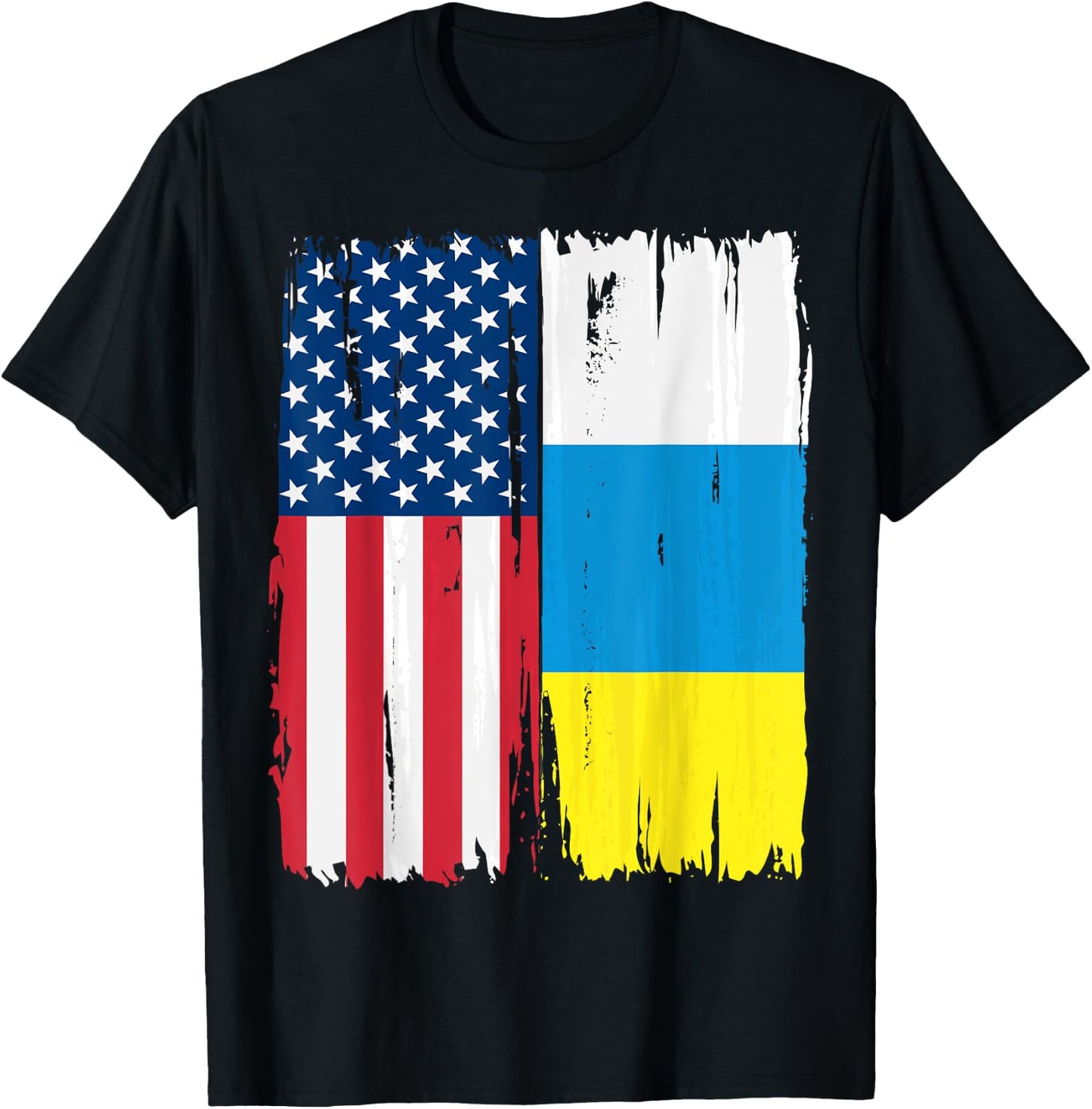 USA Canary Islands Flag T-Shirt - T-Shirt | Black
