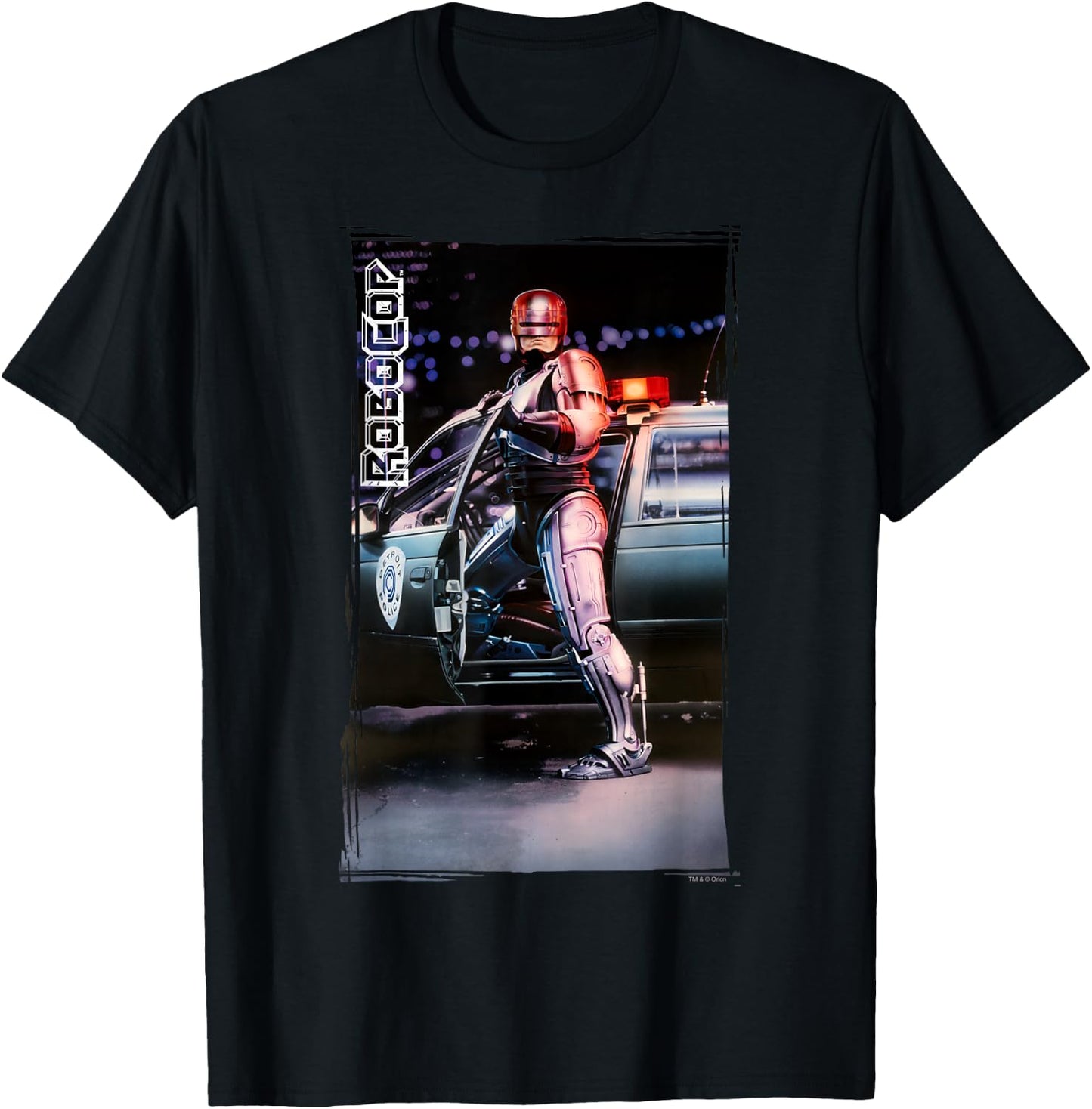 RoboCop Cruiser Photograph Logo Poster T-Shirt - T-Shirt | Black