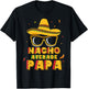 Nacho Average Papa Shirt Cinco De Mayo New Grandpa To Be T-Shirt - T-Shirt | Black