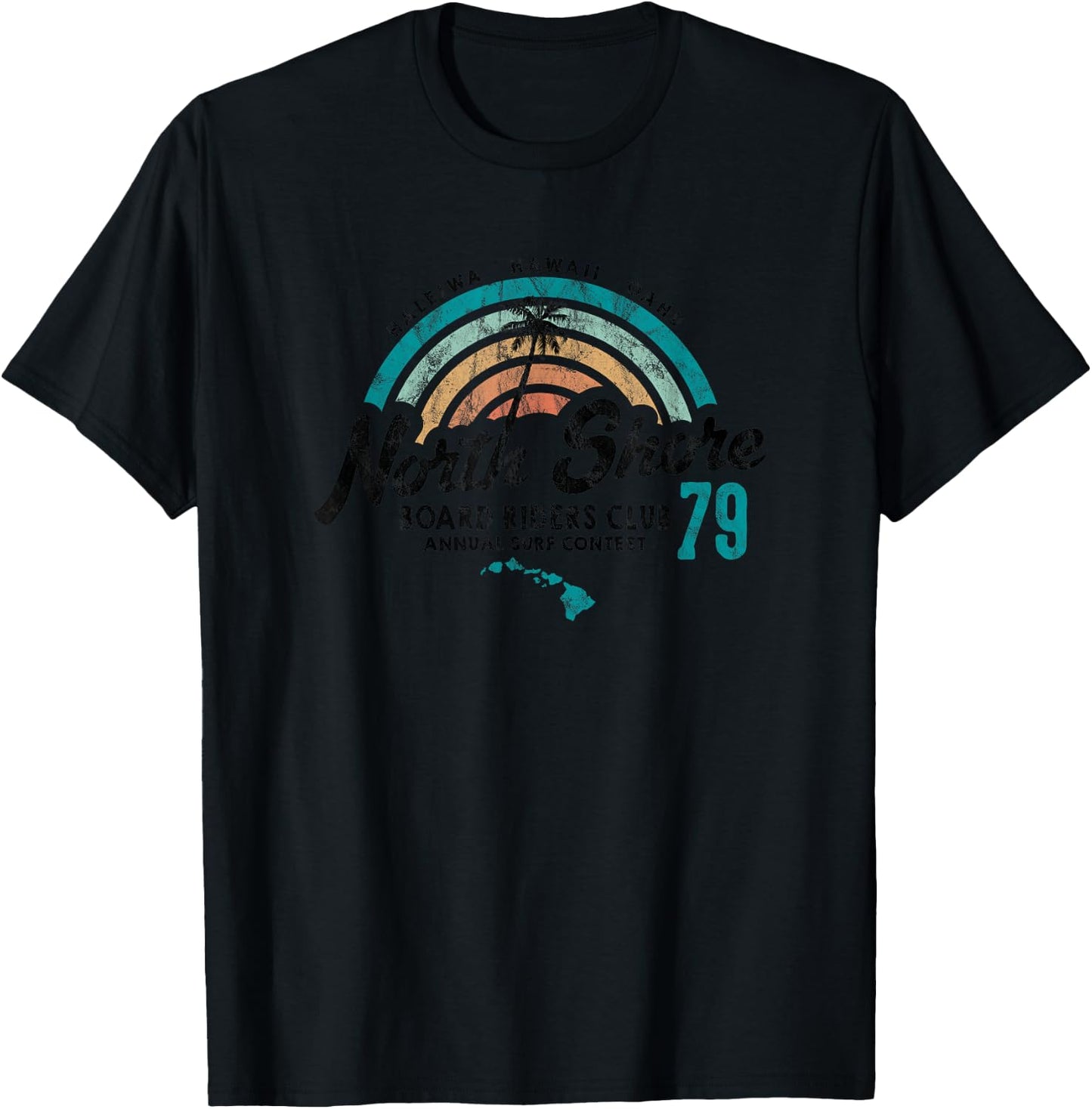 North Shore Hawaii Board Riders Club T-Shirt - T-Shirt | Black