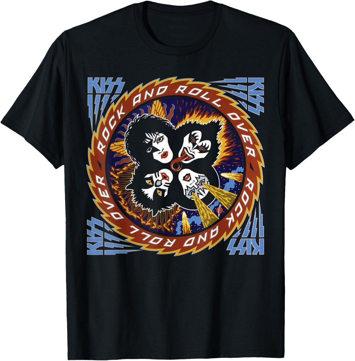KISS - Rock and Roll Over 40 T-Shirt - T-Shirt | Black