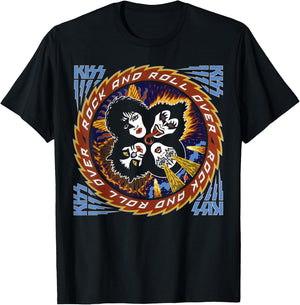 KISS - Rock and Roll Over 40 T-Shirt - T-Shirt | Black