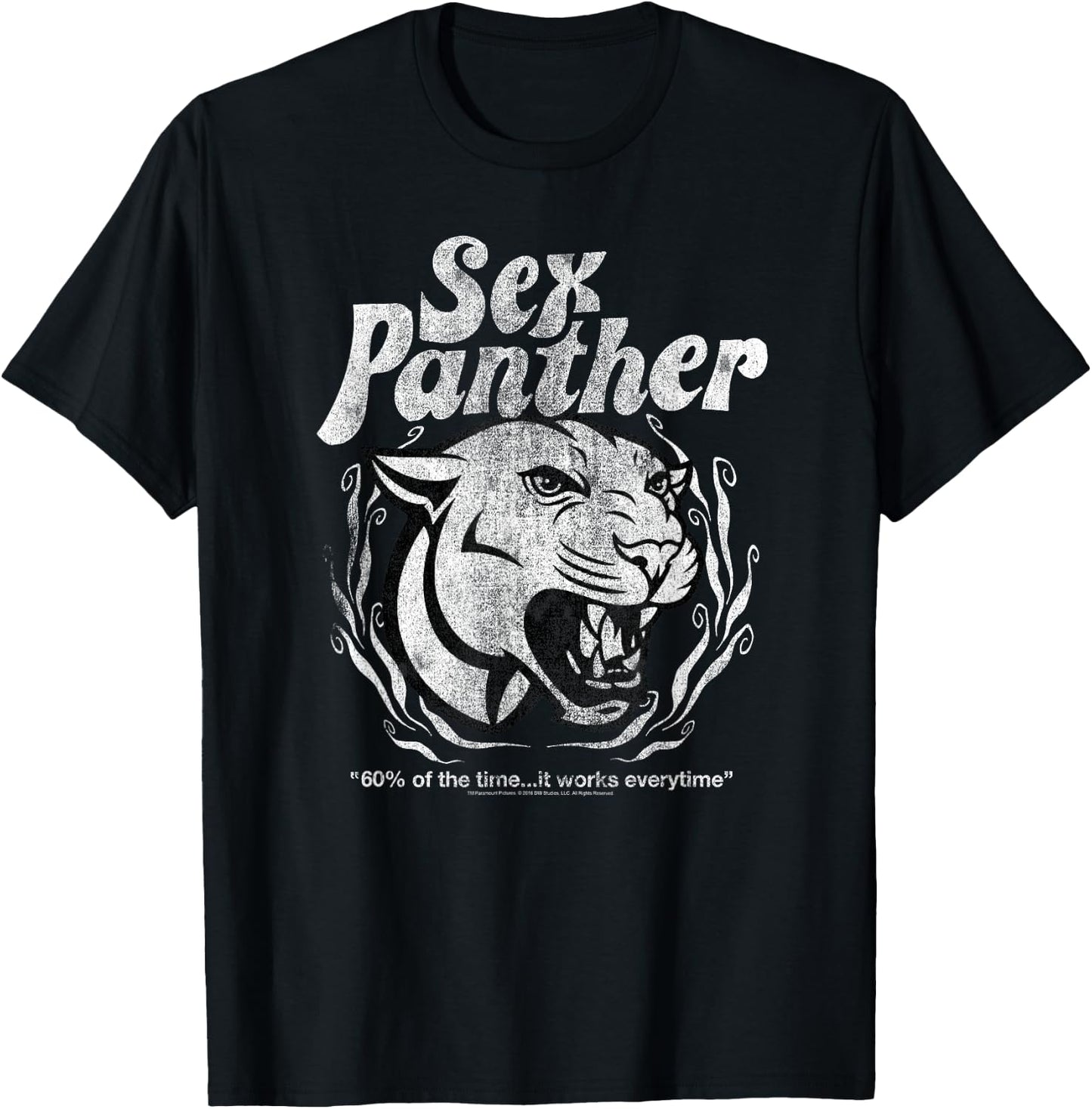 Anchorman Sex Panther T-Shirt - T-Shirt | Black