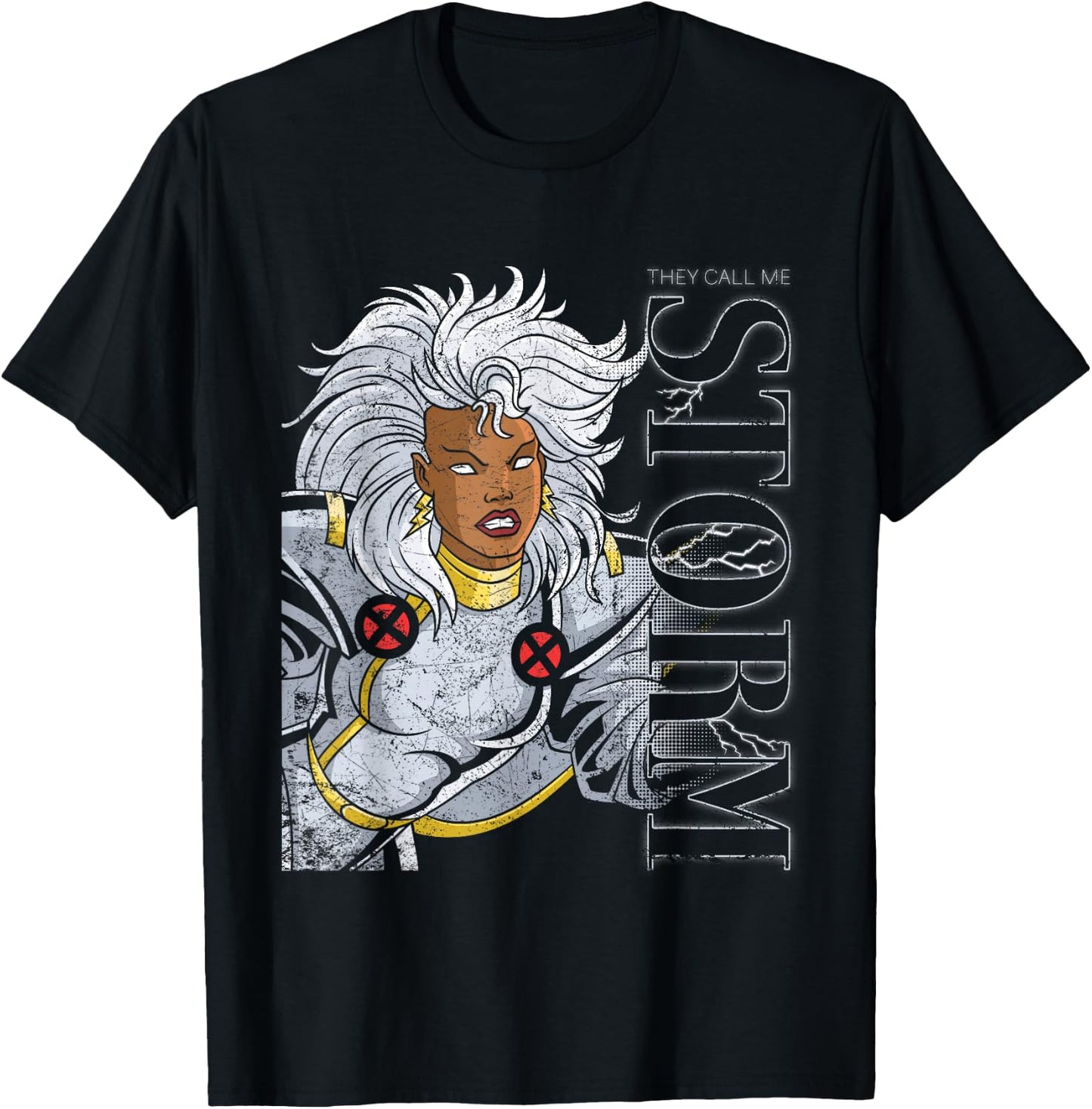 Marvel X-Men They Call Me Storm 90s Retro T-Shirt - T-Shirt | Black