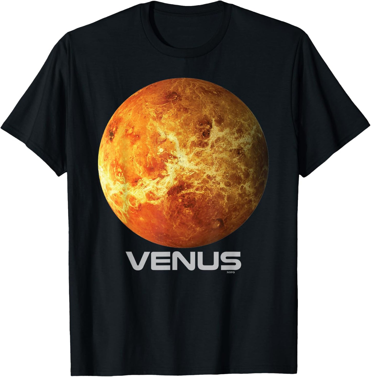 Venus Shirt, Solar System Planet T-Shirt - T-Shirt | Black