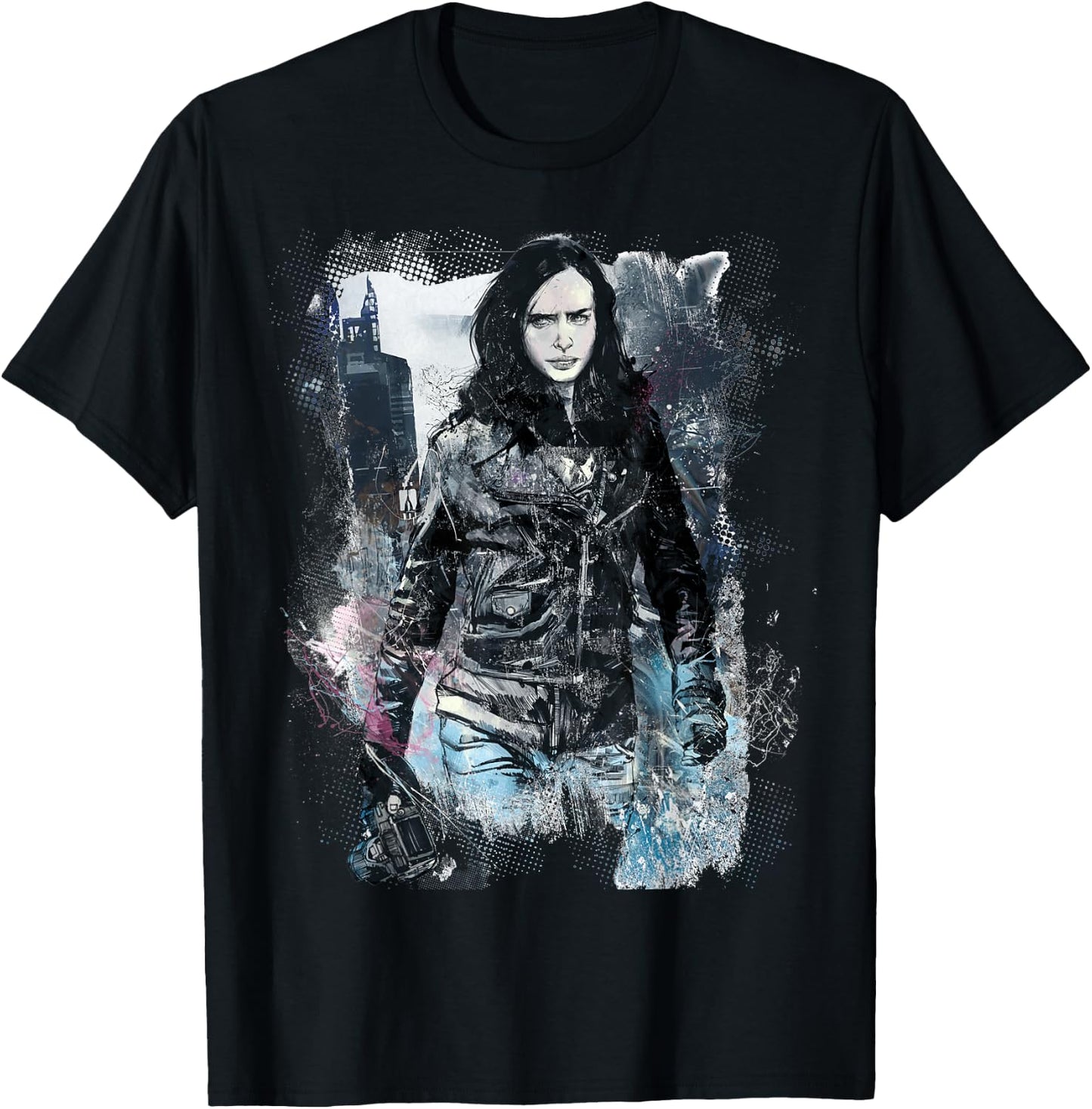 Marvel Jessica Jones Private Investigator T-Shirt - T-Shirt | Black