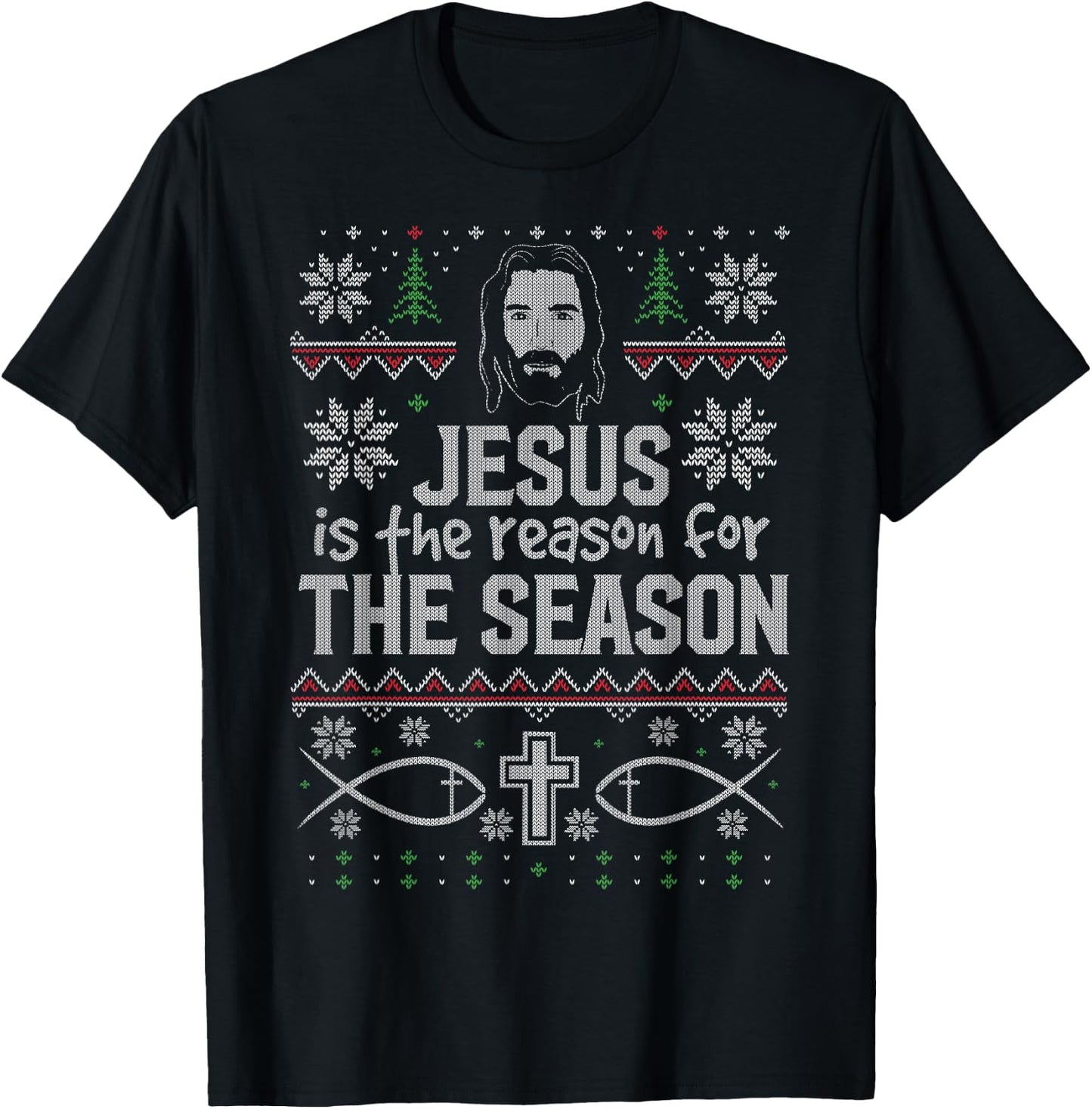 Jesus is the Reason for the Season - Christmas T-Shirt - T-Shirt | Black