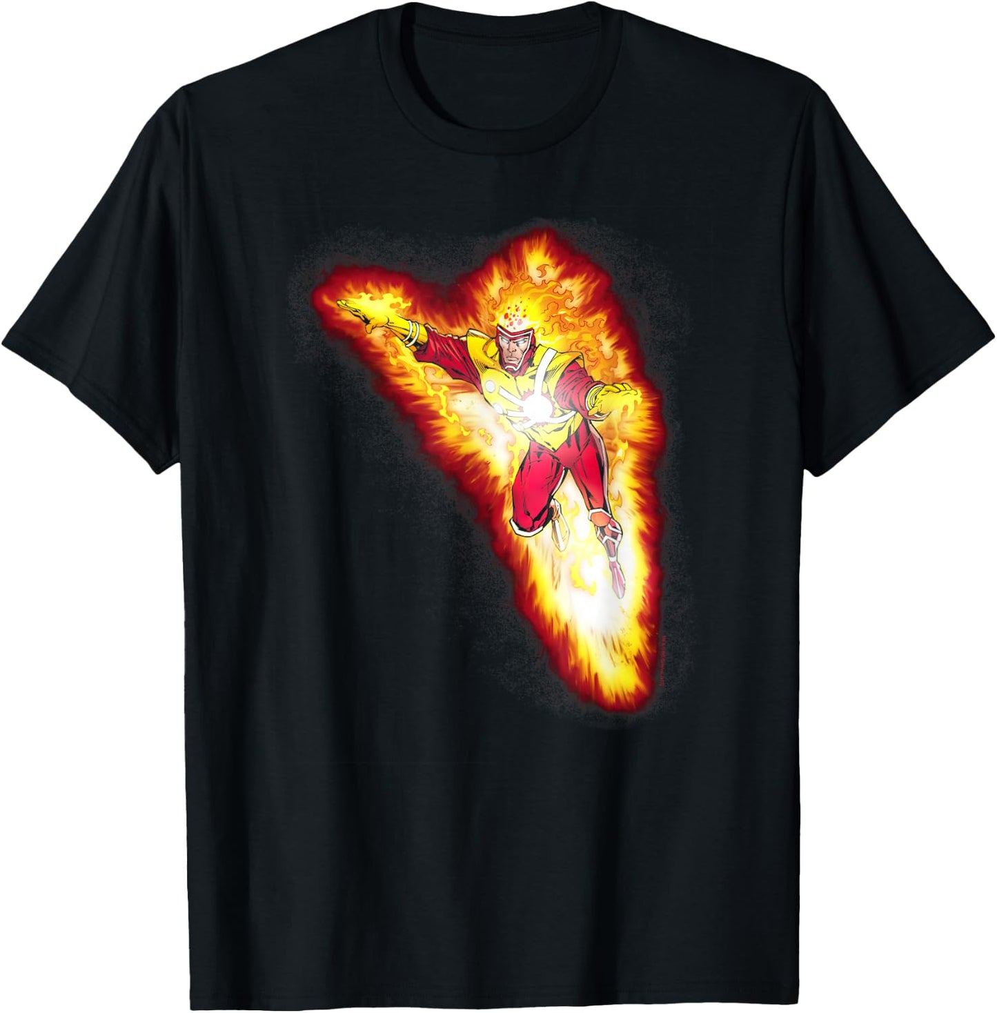 Justice League Firestorm Blaze T-Shirt - T-Shirt | Black