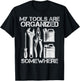 Mechanic Auto Repair Car Builder Garage Tools Funny T-Shirt - T-Shirt | Black
