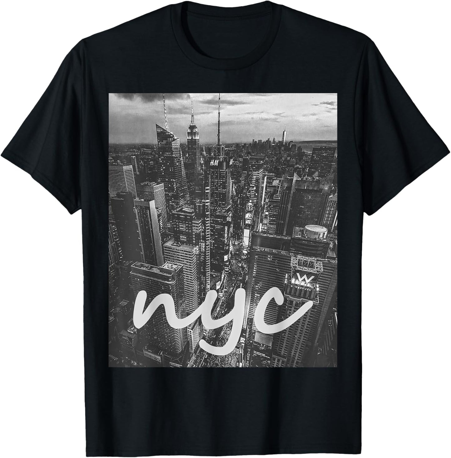 Urban New York City shirt, New York City Skyline T-Shirt - T-Shirt | Black
