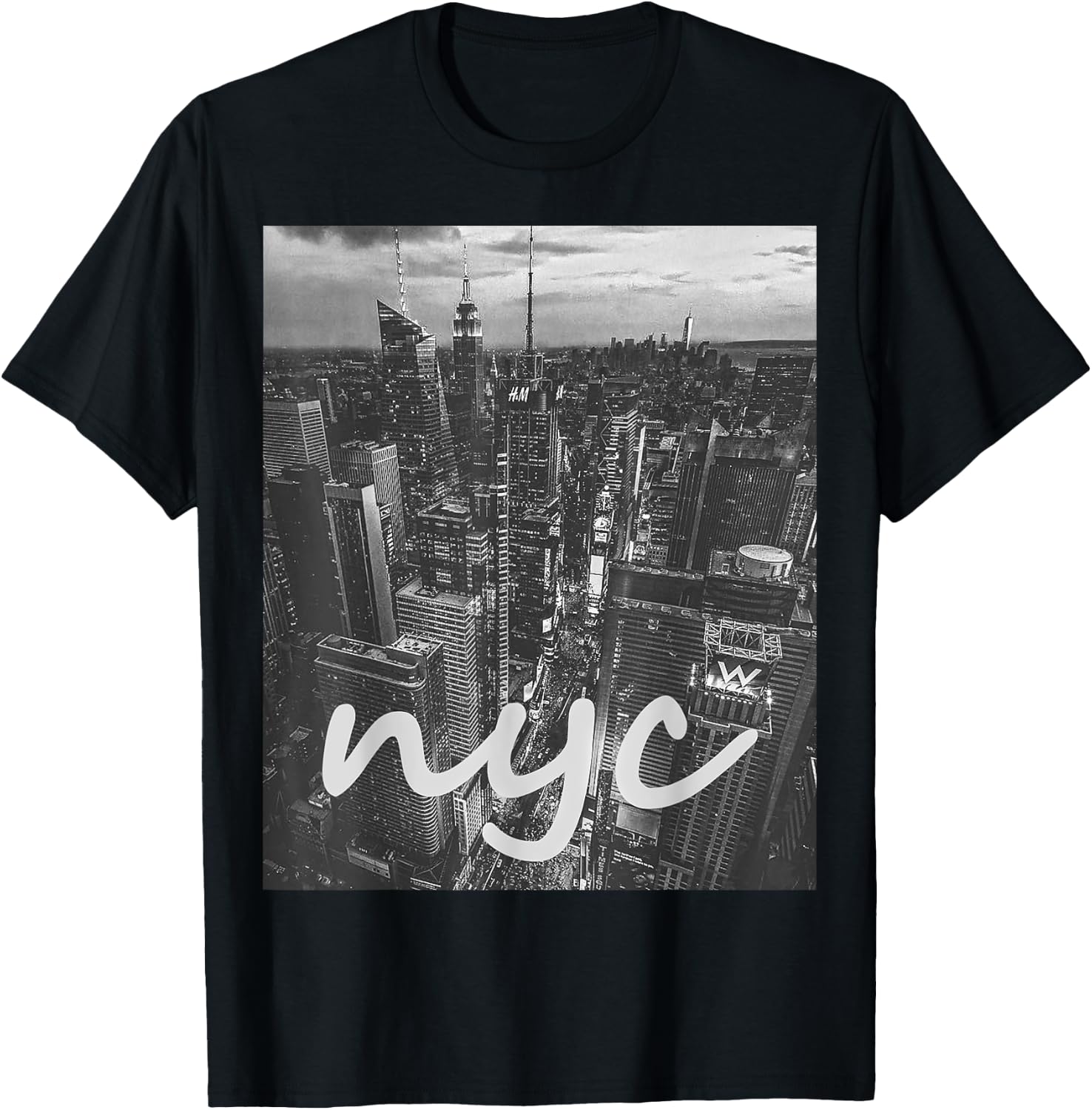 Urban New York City shirt, New York City Skyline T-Shirt - T-Shirt | Black
