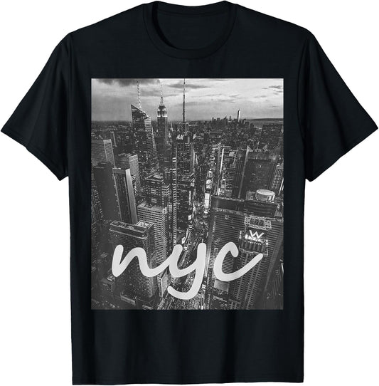 Urban New York City shirt, New York City Skyline T-Shirt - T-Shirt | Black