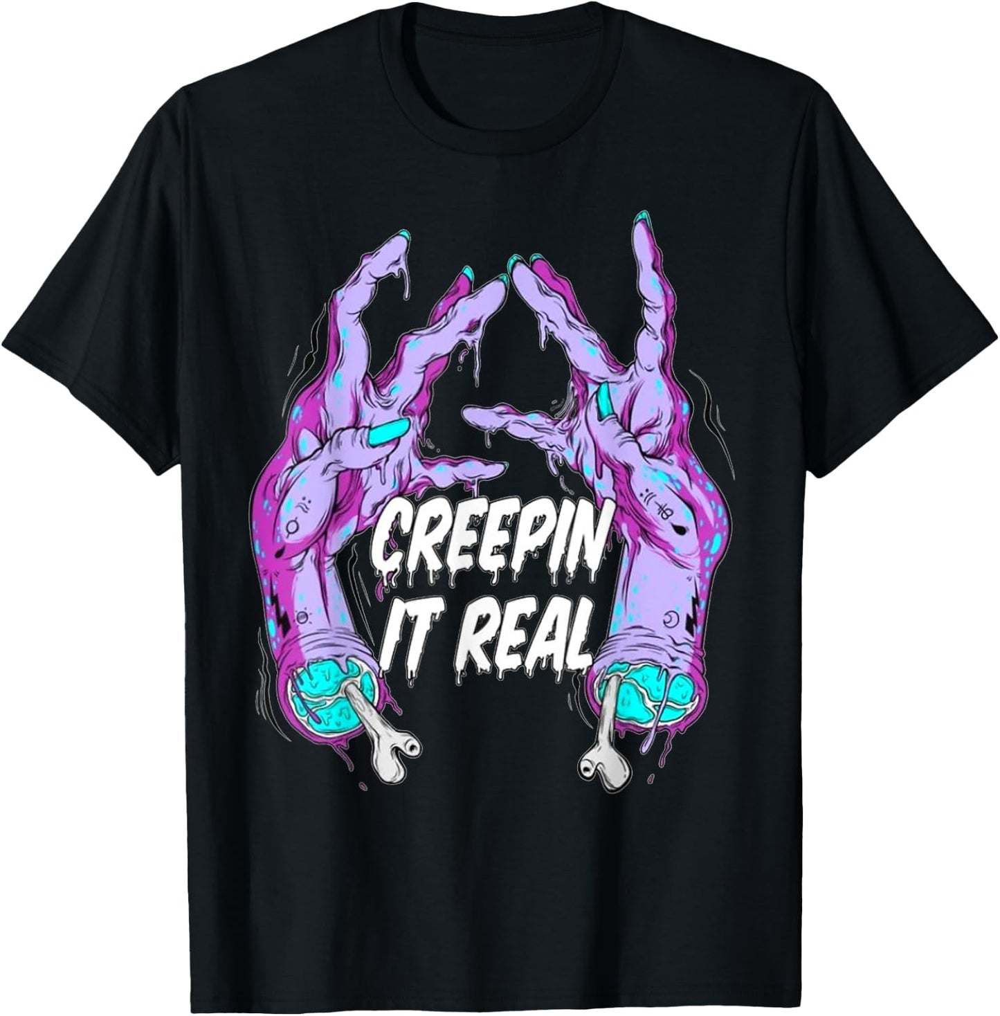 Creepin It Real T-Shirt - T-Shirt | Black