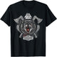Viking Shirt with Axes Mjolnir Bear Valknut T-Shirt - T-Shirt | Black