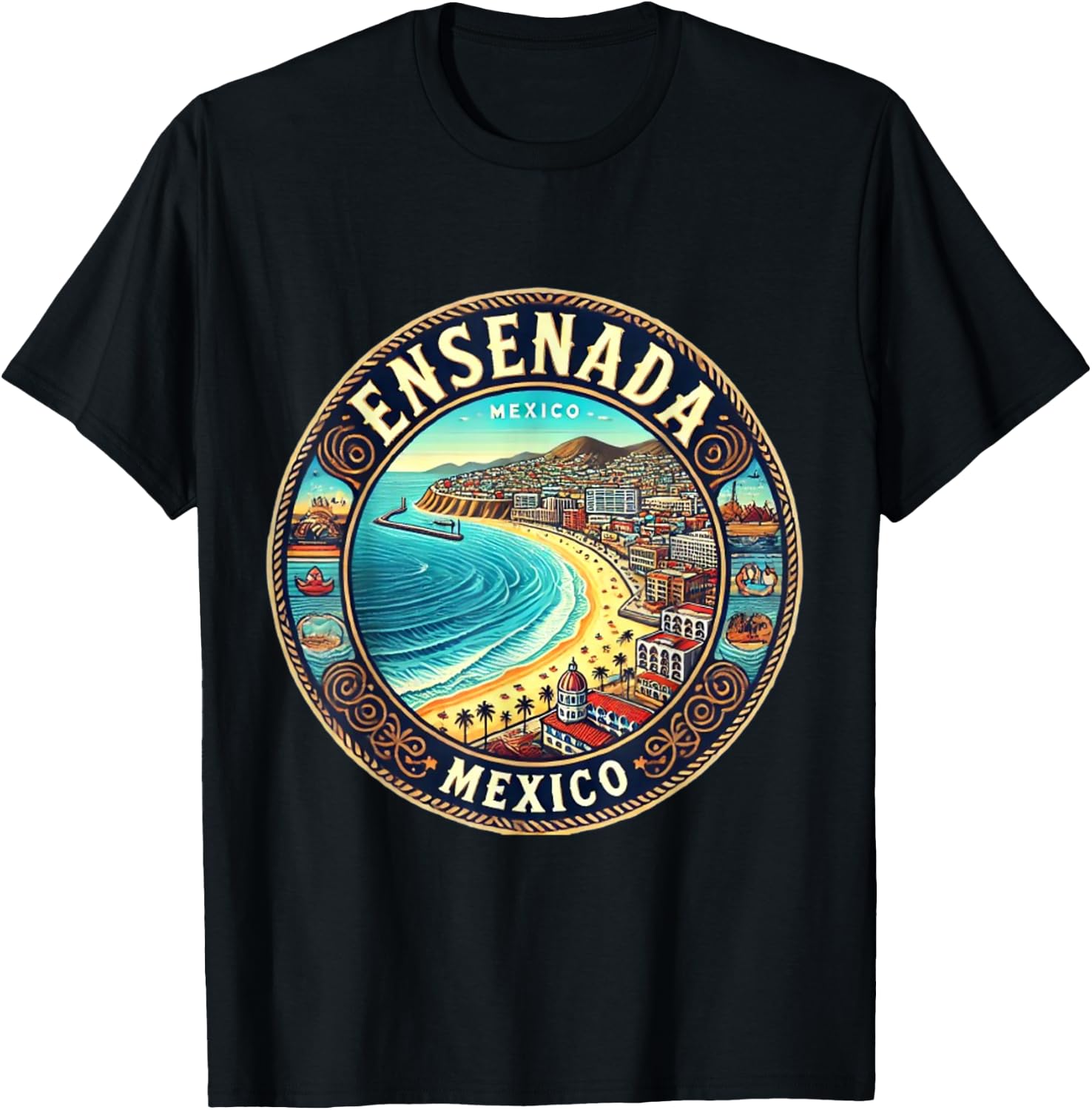 Ensenada Mexico cruise destination T-Shirt - T-Shirt | Black