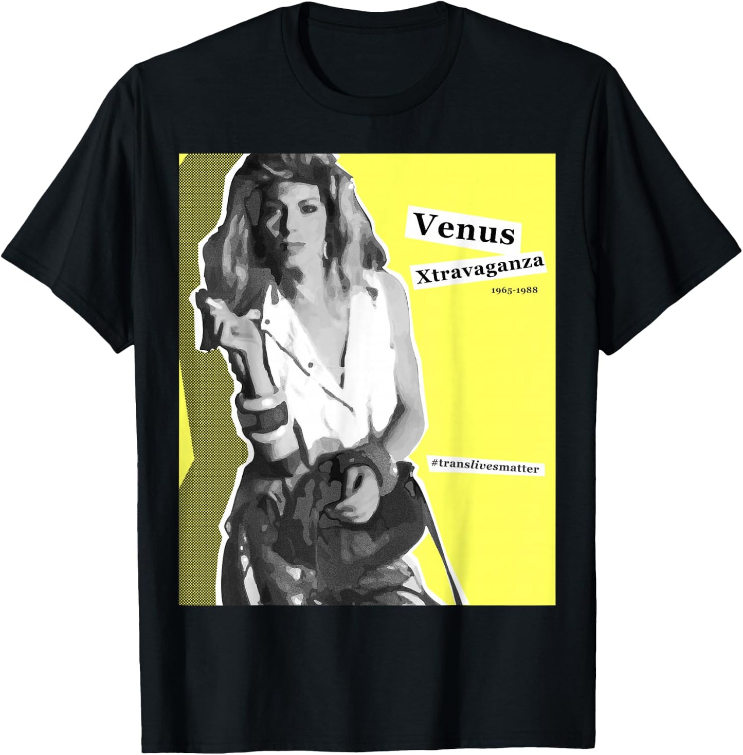 Venus Xtravaganza - Trans Lives Matter T-Shirt - T-Shirt | Black