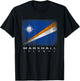 Marshall Islands Marshallese Flag Souvenir Travel T-Shirt - T-Shirt | Black