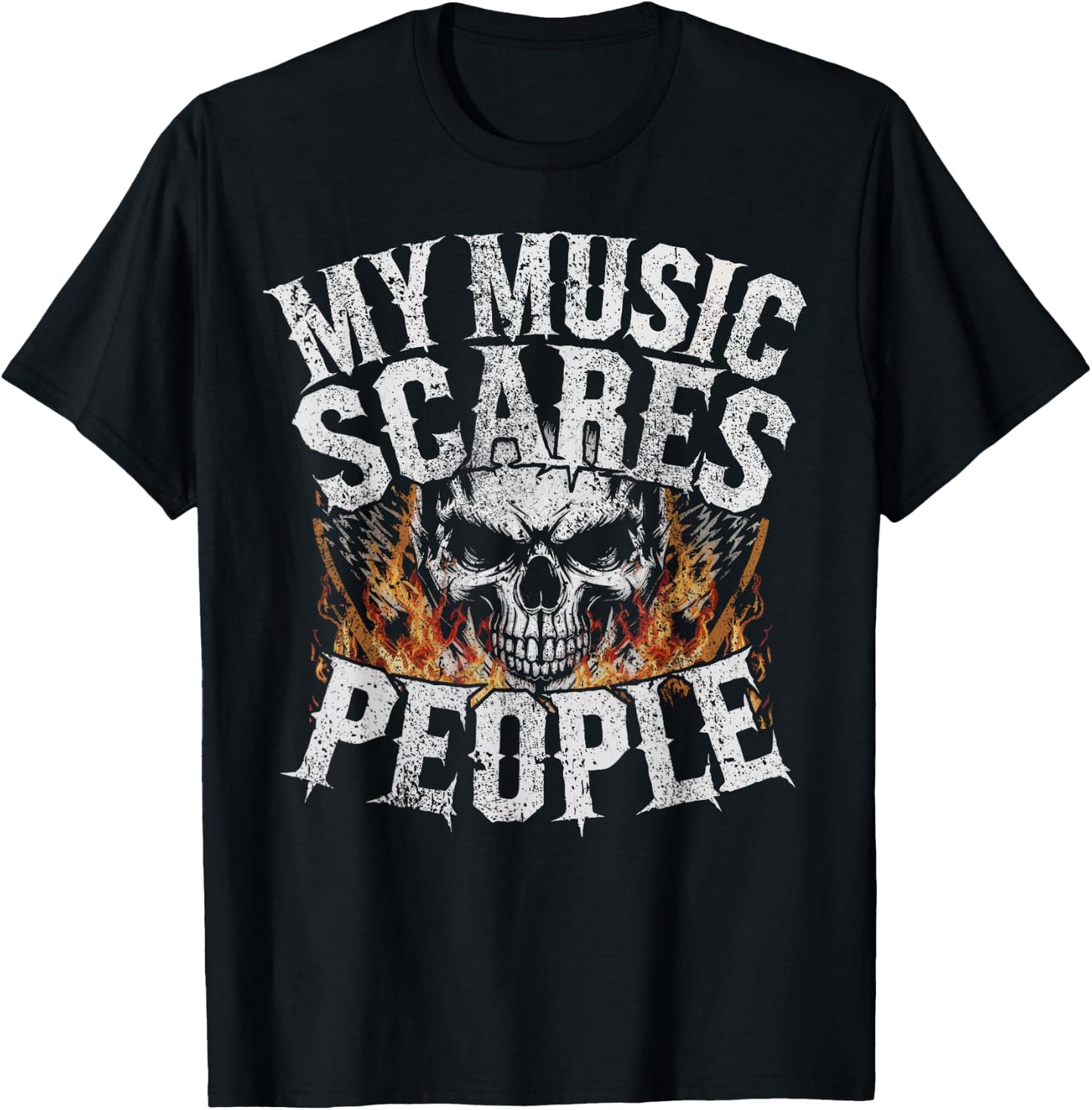 Trash Metal Music T-Shirt - T-Shirt | Black