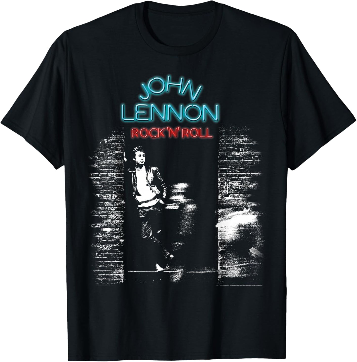 John Lennon - Rock 'n' Roll Small T-Shirt - T-Shirt | Black