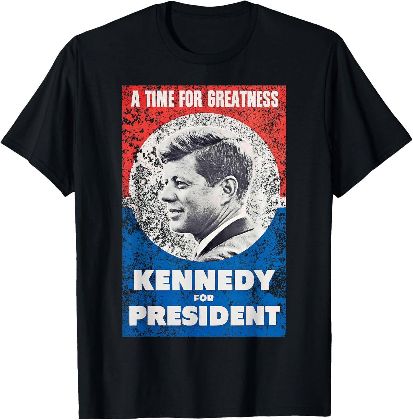 JFK John F Kennedy for President Retro Poster Design T-Shirt - T-Shirt | Black