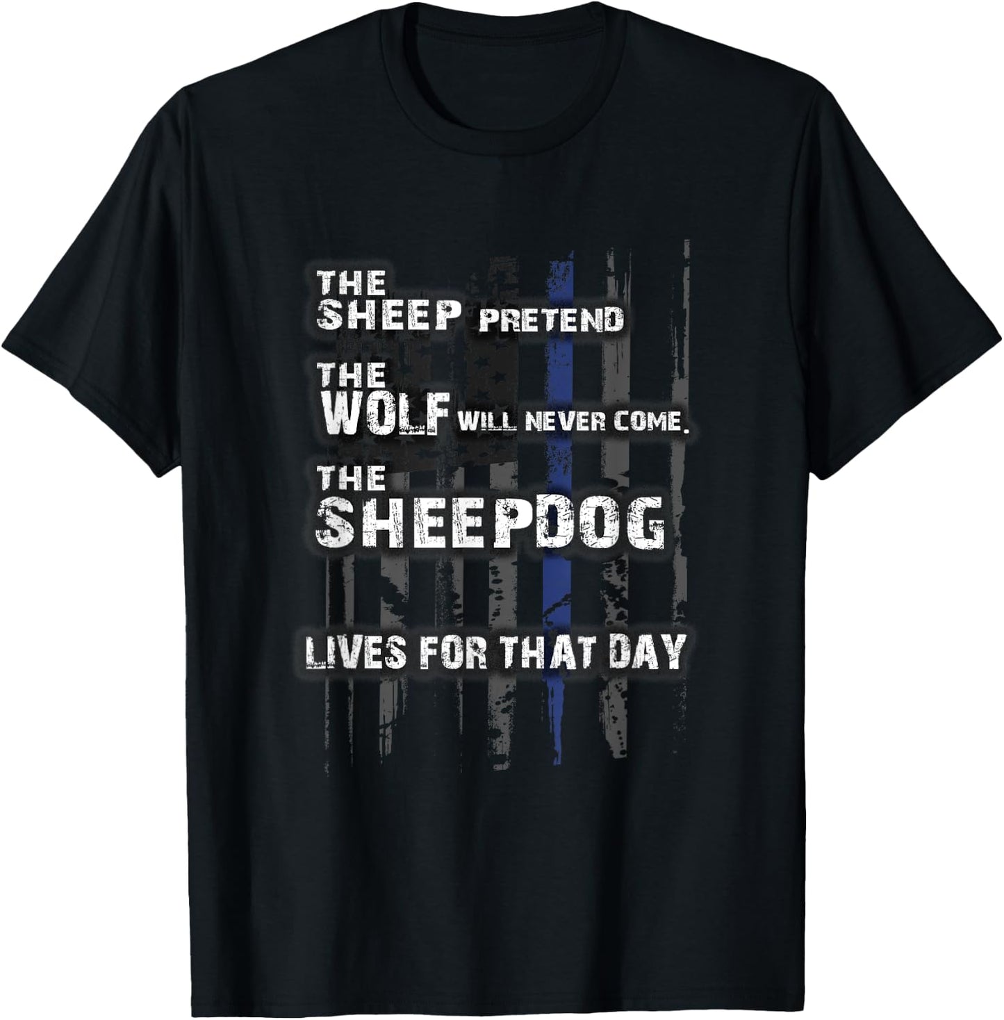 The Sheep Pretend the Wolf will never come.... T-Shirt - T-Shirt | Black