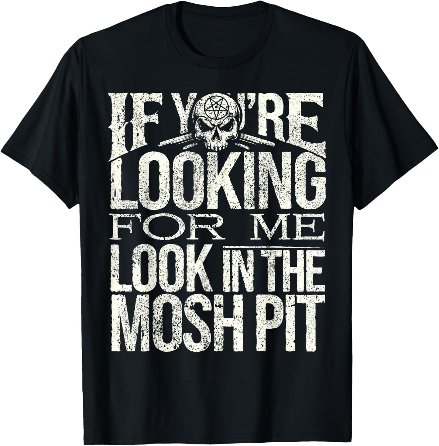 Trash Metal Music Mosh Pit I Trash Metal T-Shirt - T-Shirt | Black