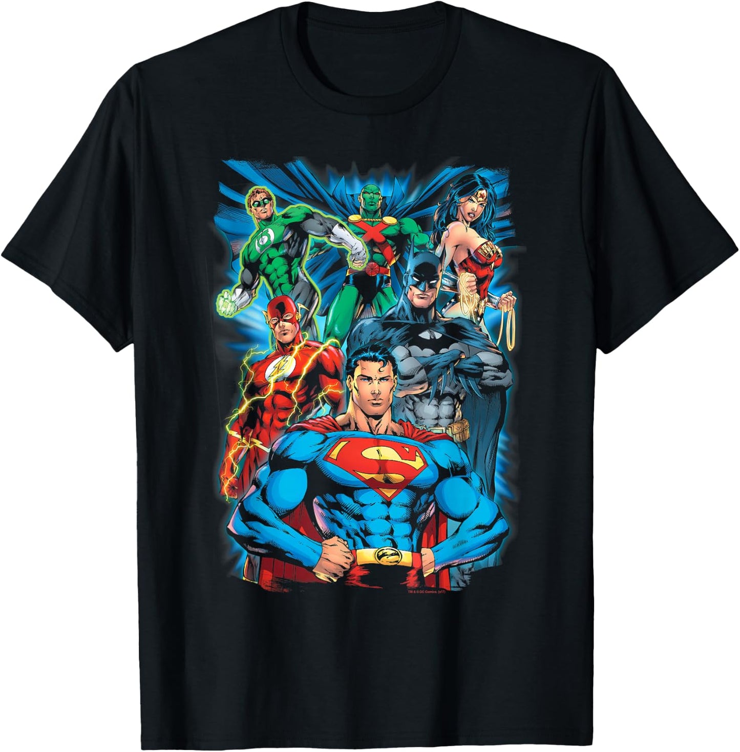 Justice League Justice is Served T-Shirt - T-Shirt | Black