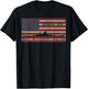 USS Missouri BB-63 Battleship Ship American Flag T-Shirt - T-Shirt | Black
