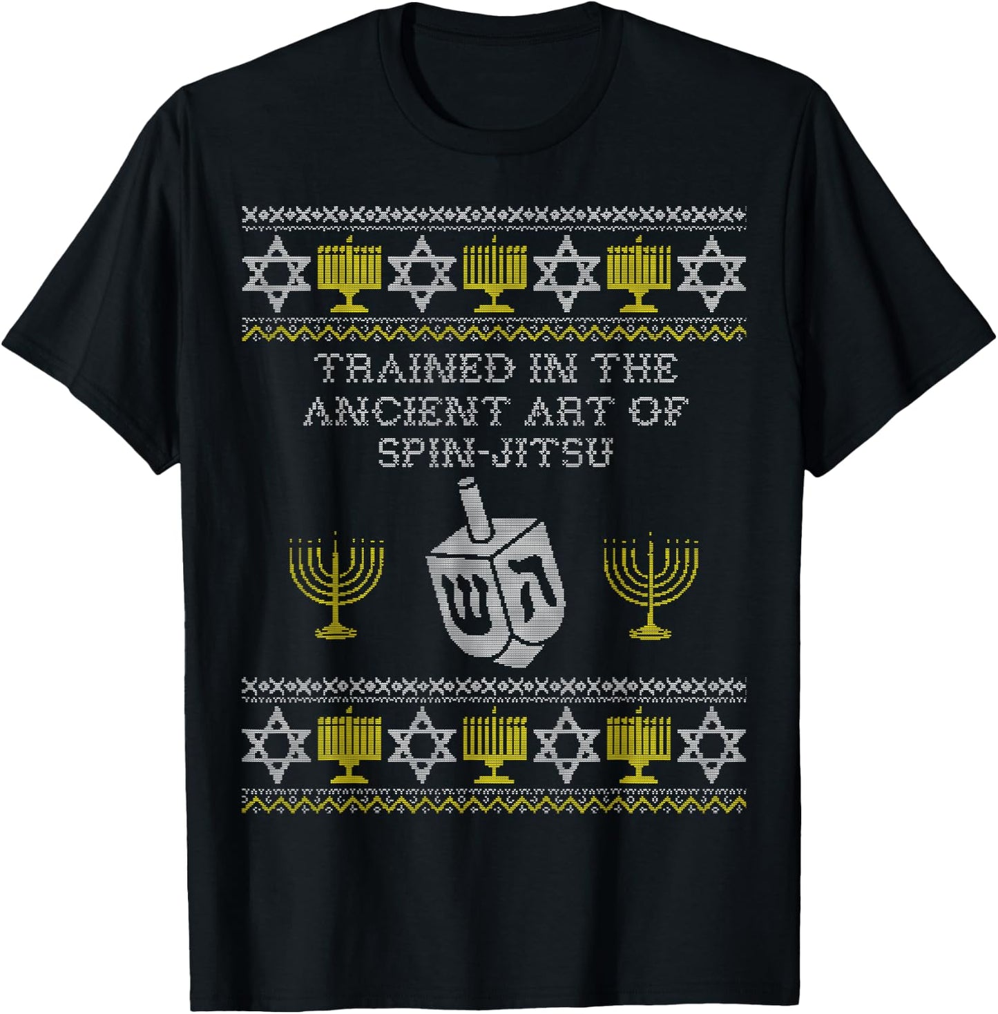Funny Hanukkah Shirts Fun Dreidel Shirt Chanukah Gift Kids T-Shirt - T-Shirt | Black