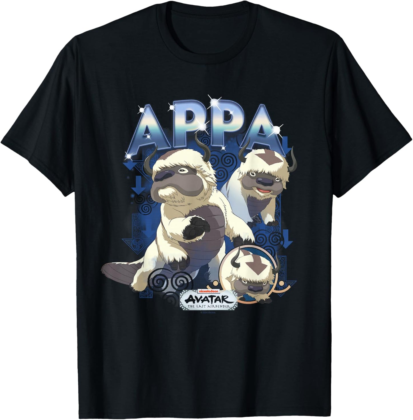 Avatar: The Last Airbender Appa Heartthrob T-Shirt - T-Shirt | Black