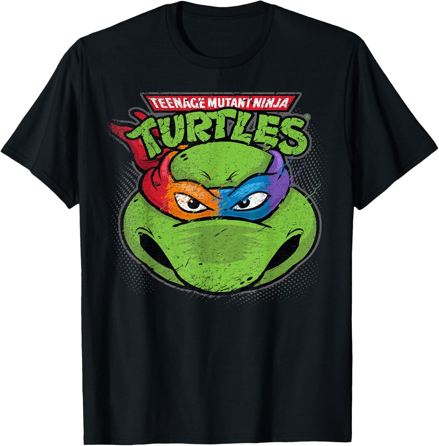 Teenage Mutant Ninja Turtles Multicolored bandana T-Shirt - T-Shirt | Black