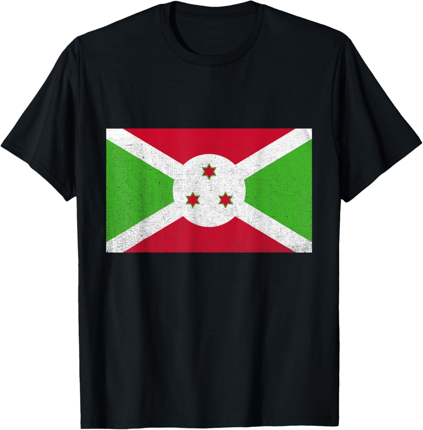 Burundi Burundian Pride Burundian Flag Burundian Roots T-Shirt - T-Shirt | Black