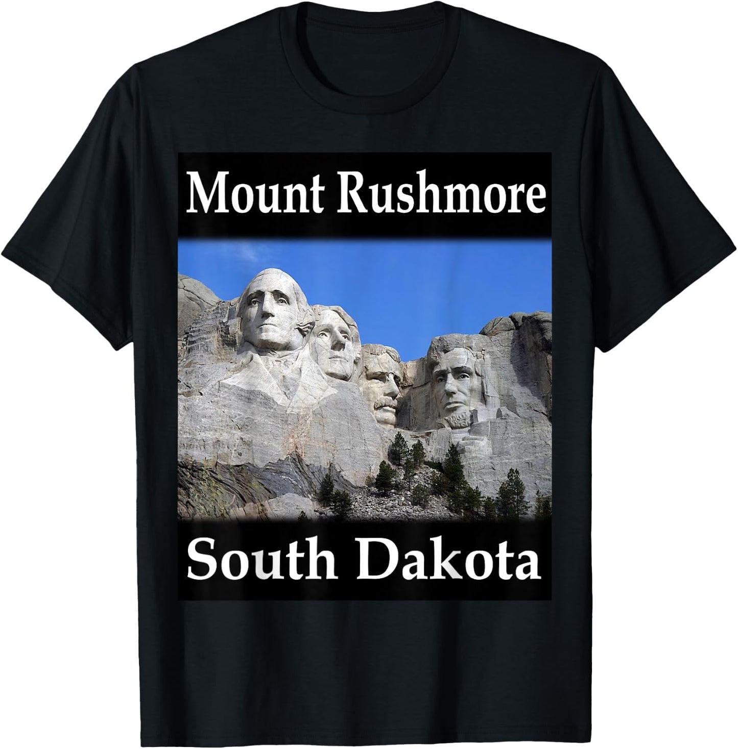Yellow House Outlet: Mount Rushmore T-Shirt - T-Shirt | Black