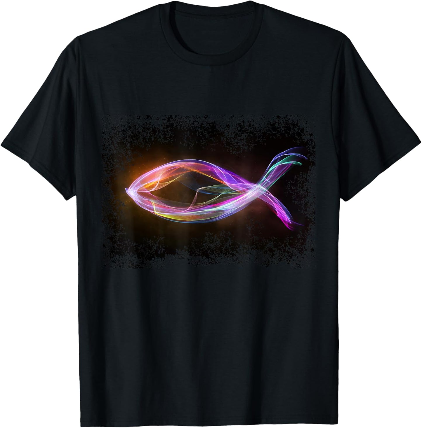 Christian Fish T Shirt T-Shirt - T-Shirt | Black