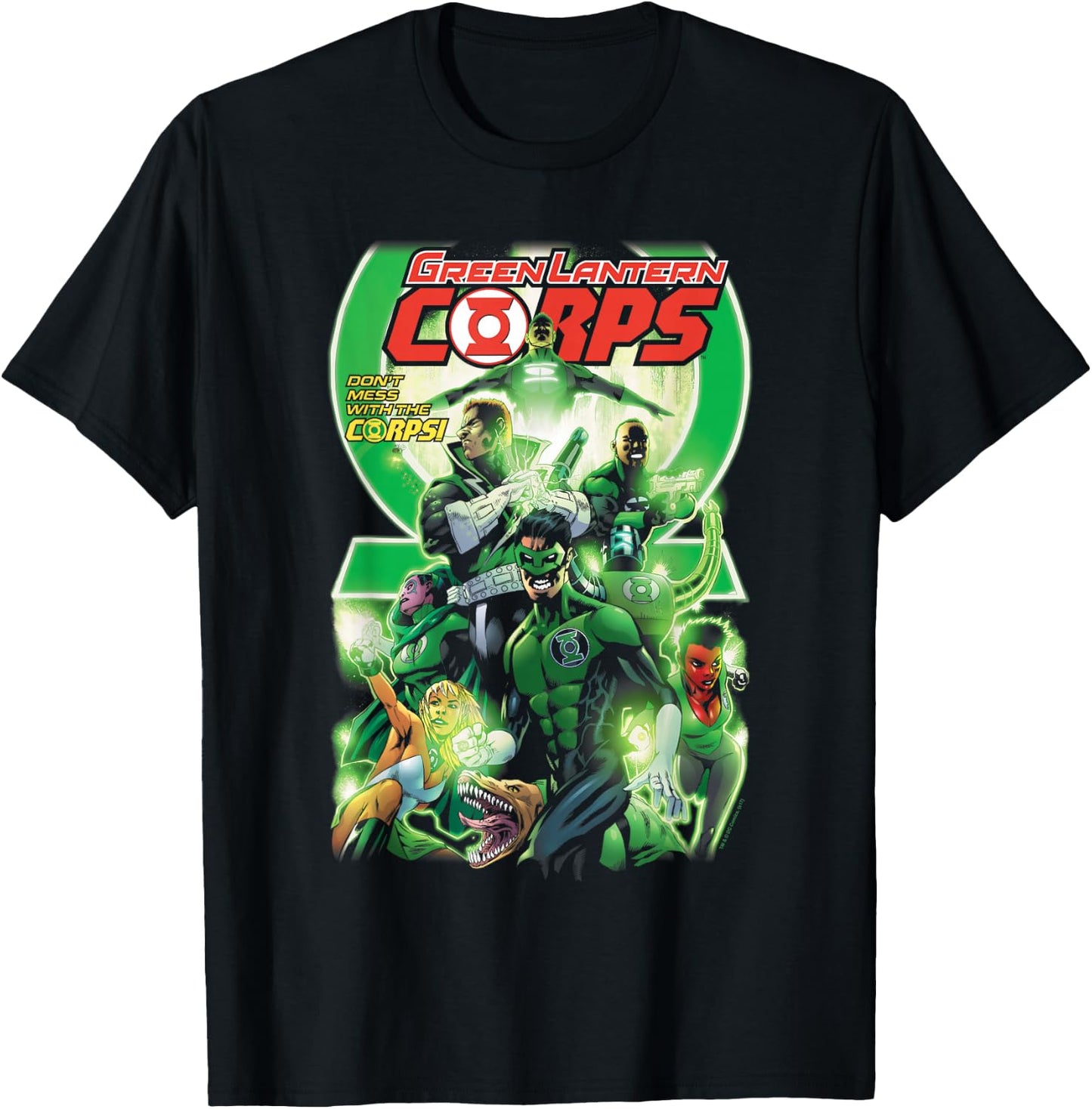 Green Lantern Corps #25 Cover T-Shirt - T-Shirt | Black